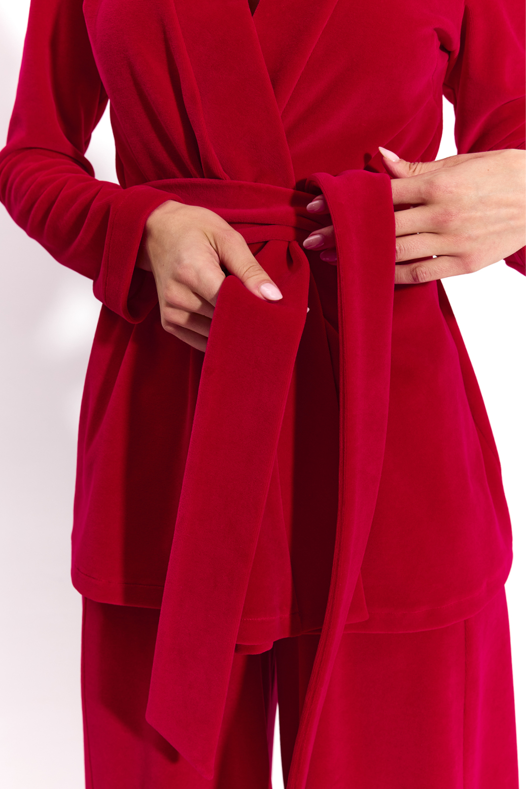 THELMA szkarłatny welur