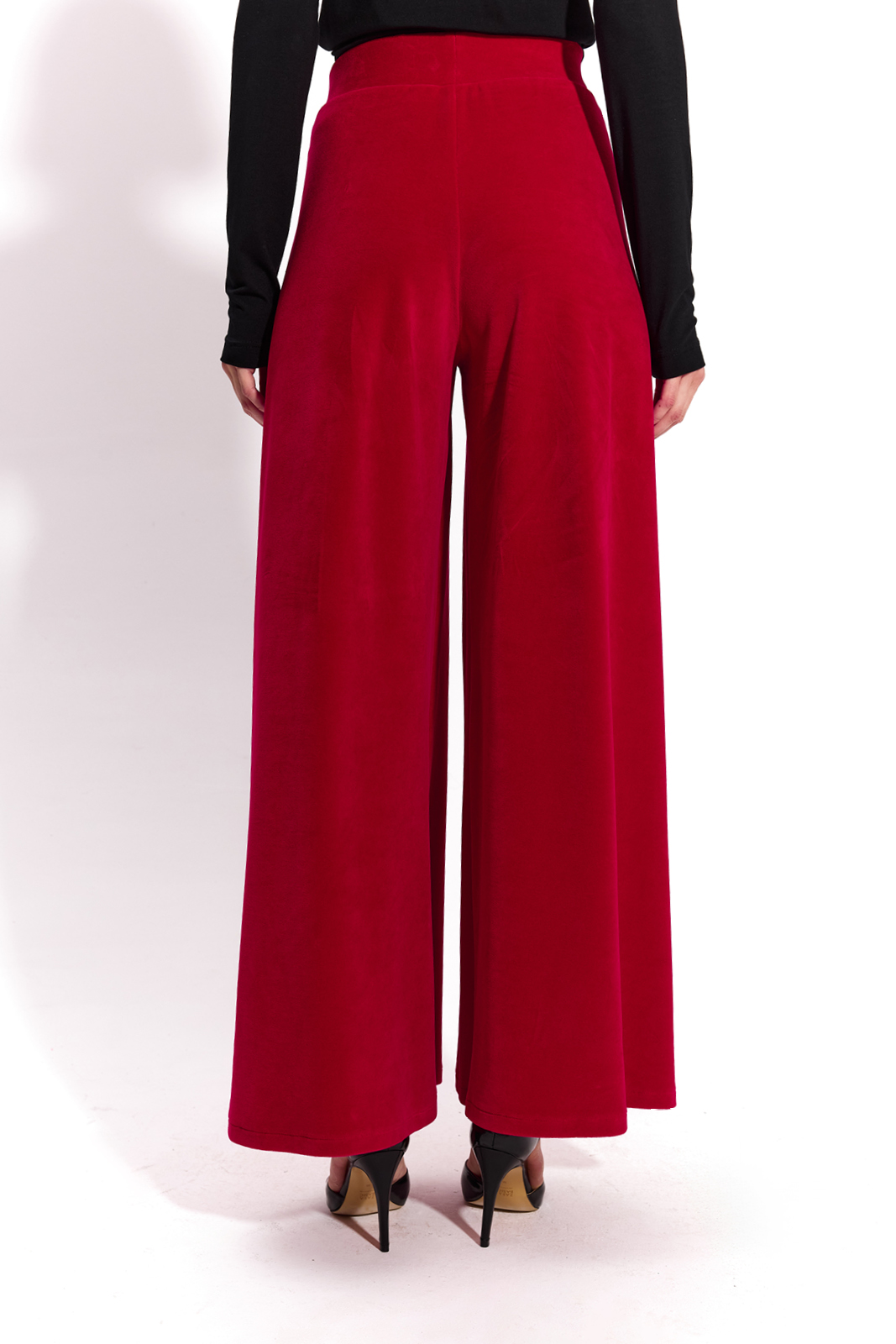 LOUISE szkarłatny welur