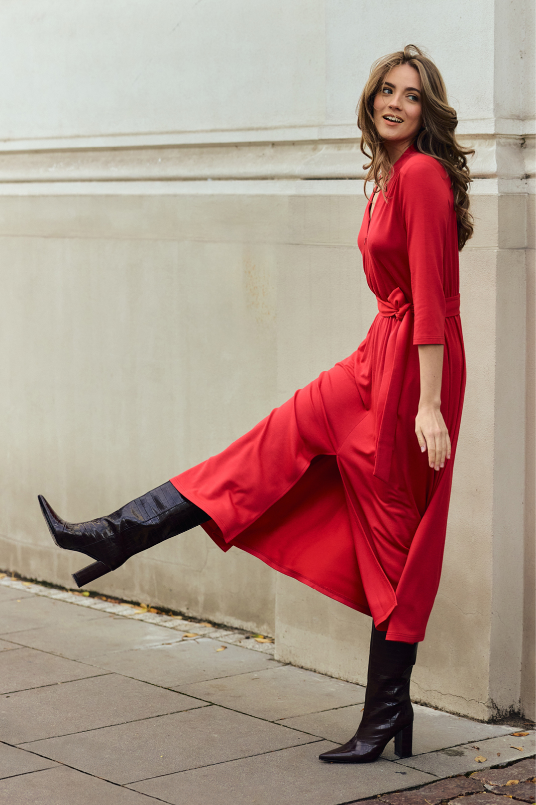 LIBERTY DRESS red premium modal