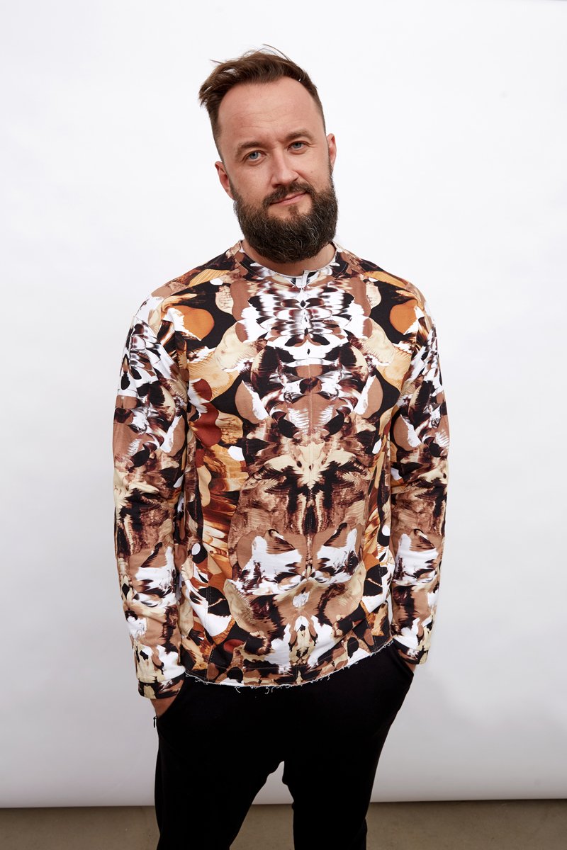 CREWNECK SWEATSHIRT desert Rorschach print