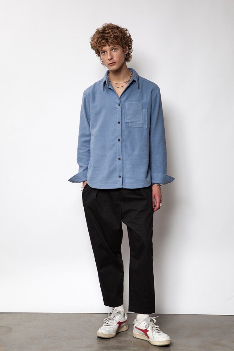 KOSZULA ash blue