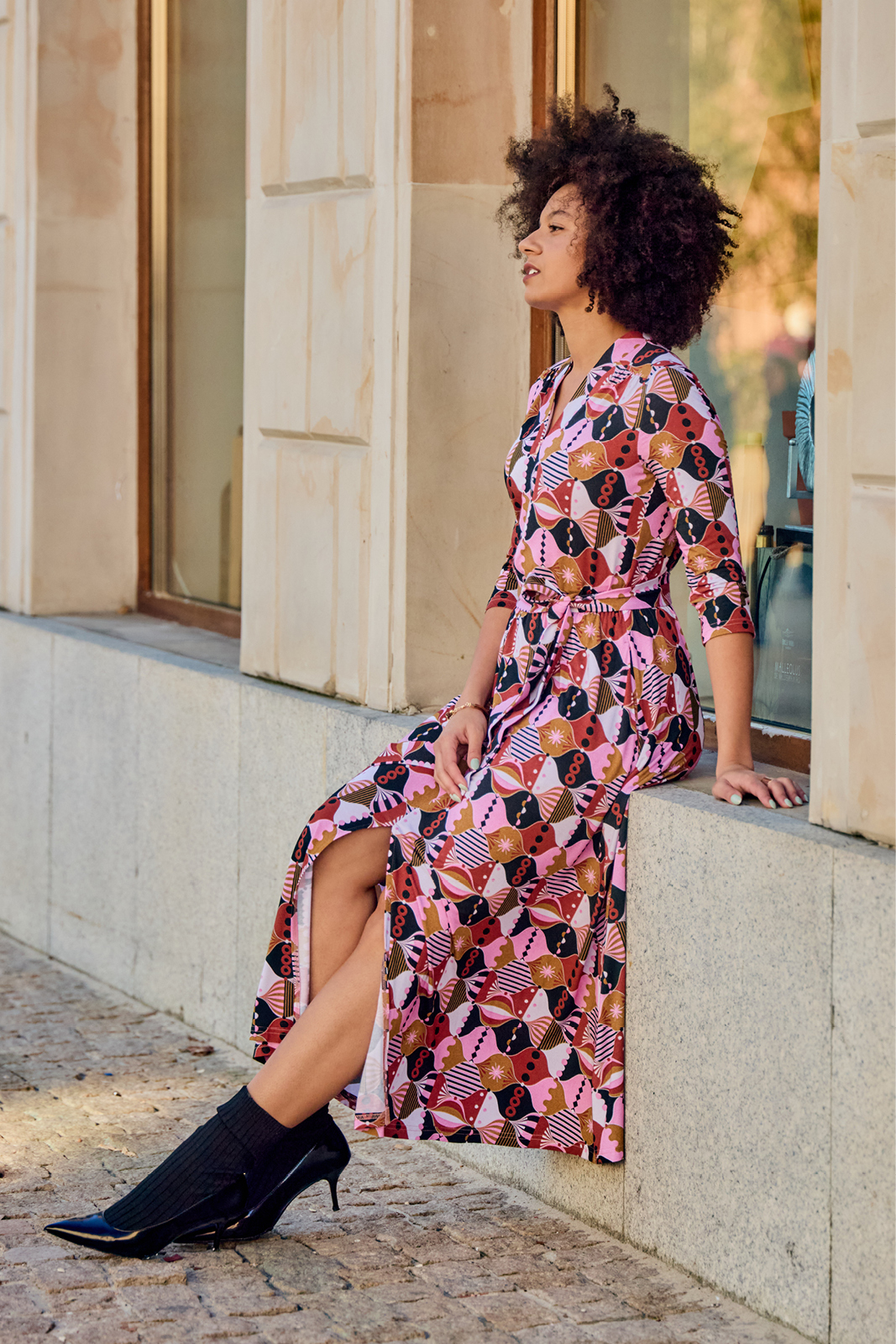 LIBERTY DRESS vintage memories print