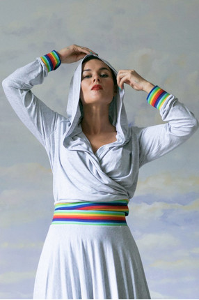 {b}KLARA 162 cm
co-founder of Risk
skirt XS
hoodie XS