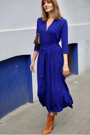 LIBERTY DRESS art blue