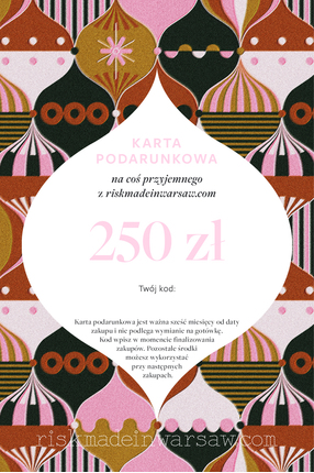 KARTA PODARUNKOWA ONLINE E-COMMERCE print vintage memories - warianty PDF