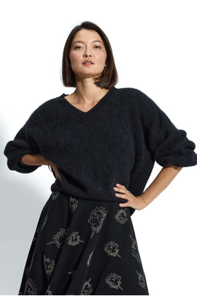 SWETER Z ALPAKI PREMIUM nearly black
