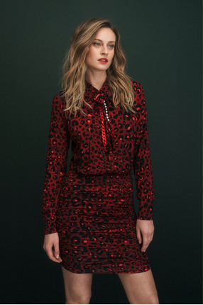 MOŻESZ WSZYSTKO print leo wild red