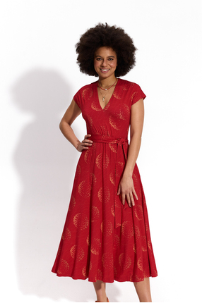 TOSKANIA print fajerwerki na szkarłacie