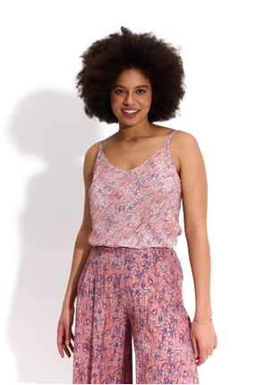 BIARRISK pink daffodils print