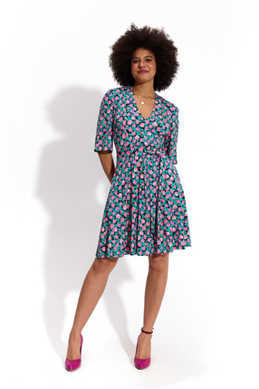 FLORENCE pink clover print