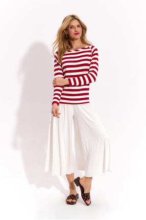 PRIMAVERY KULOTY perłowa biel