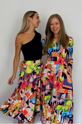LIBERTY DRESS let's play print