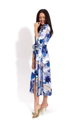 LIBERTY DRESS blue Dreamworld print