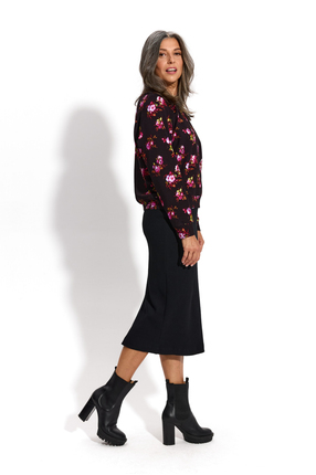 7/8 TUBE SKIRT ribbed black