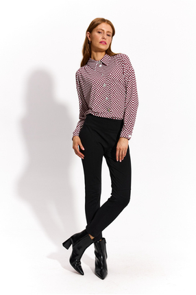 BASIC INSTINCT print szachownica bordowa
