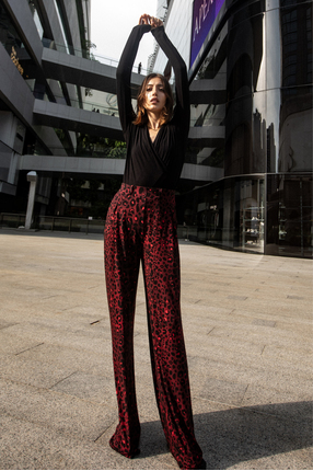 SPRYCIARY print leo red wine