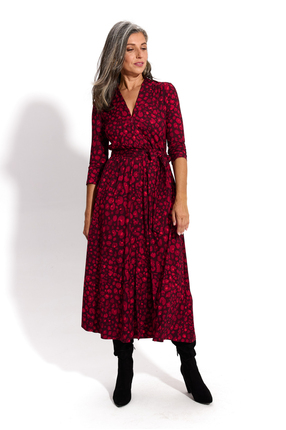 LIBERTY DRESS red panther print