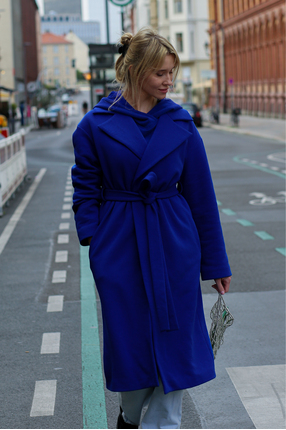 REVOLUTIONARY COAT art blue