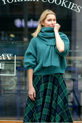 PRIMA BALLERINA green plaid