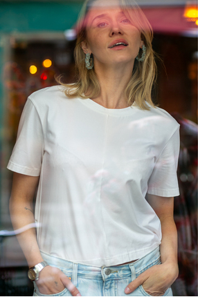 COTTON T-SHIRT white