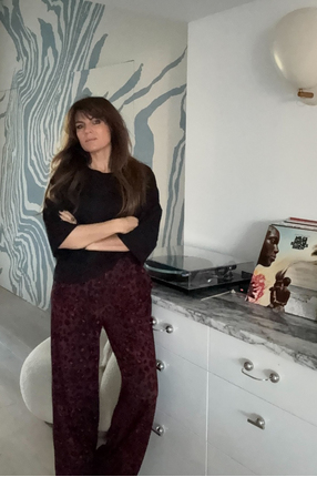 SPRYCIARY print leo red wine