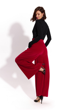 LOUISE scarlet velvet