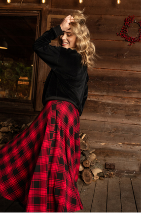 PRIMA BALLERINA krata czerwona