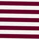 cream & cherry stripes